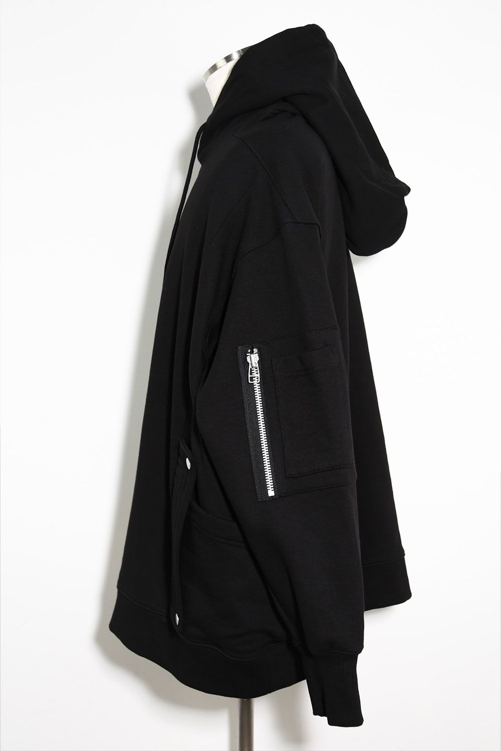 Sweat Millitary Hoodie / ブラック