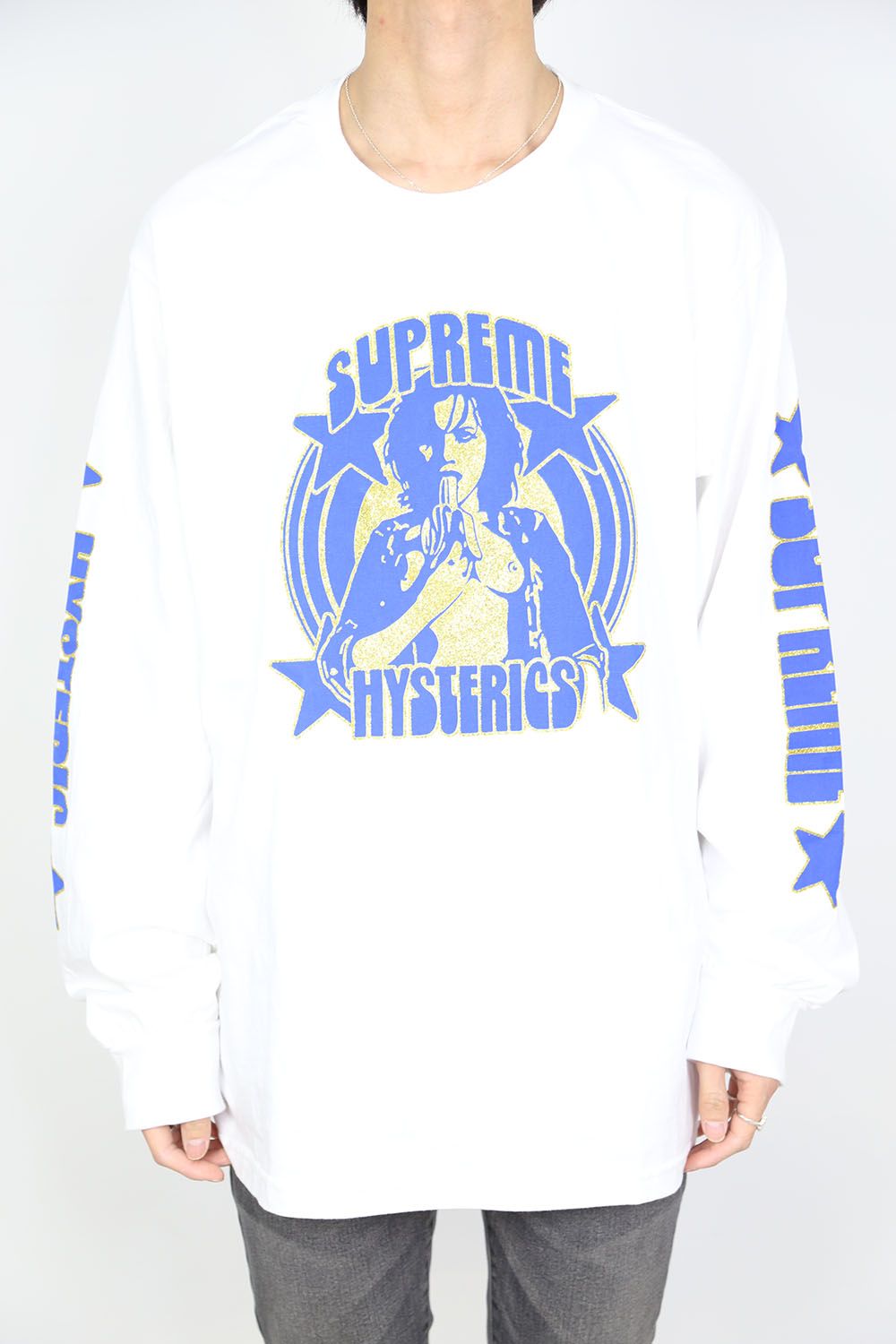 Supreme - 【Supreme × HYSTERIC GLAMOUR】L/S TEE / ホワイト | Tempt