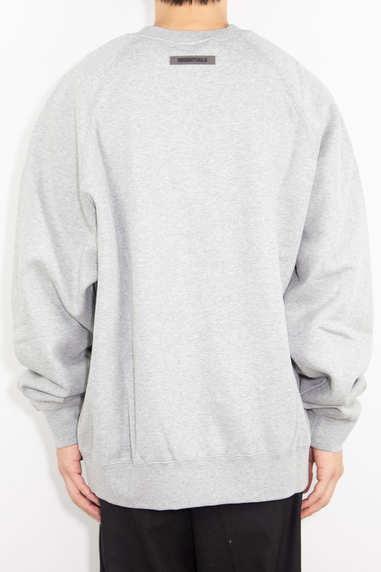 21FW 1POINT LOGO CREW SWEAT SHIRTS / ヘザーオートミール