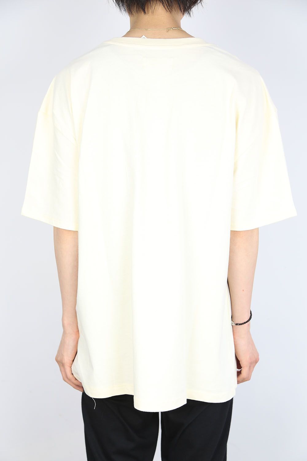 ONE POINT S/S TEE / クリーム