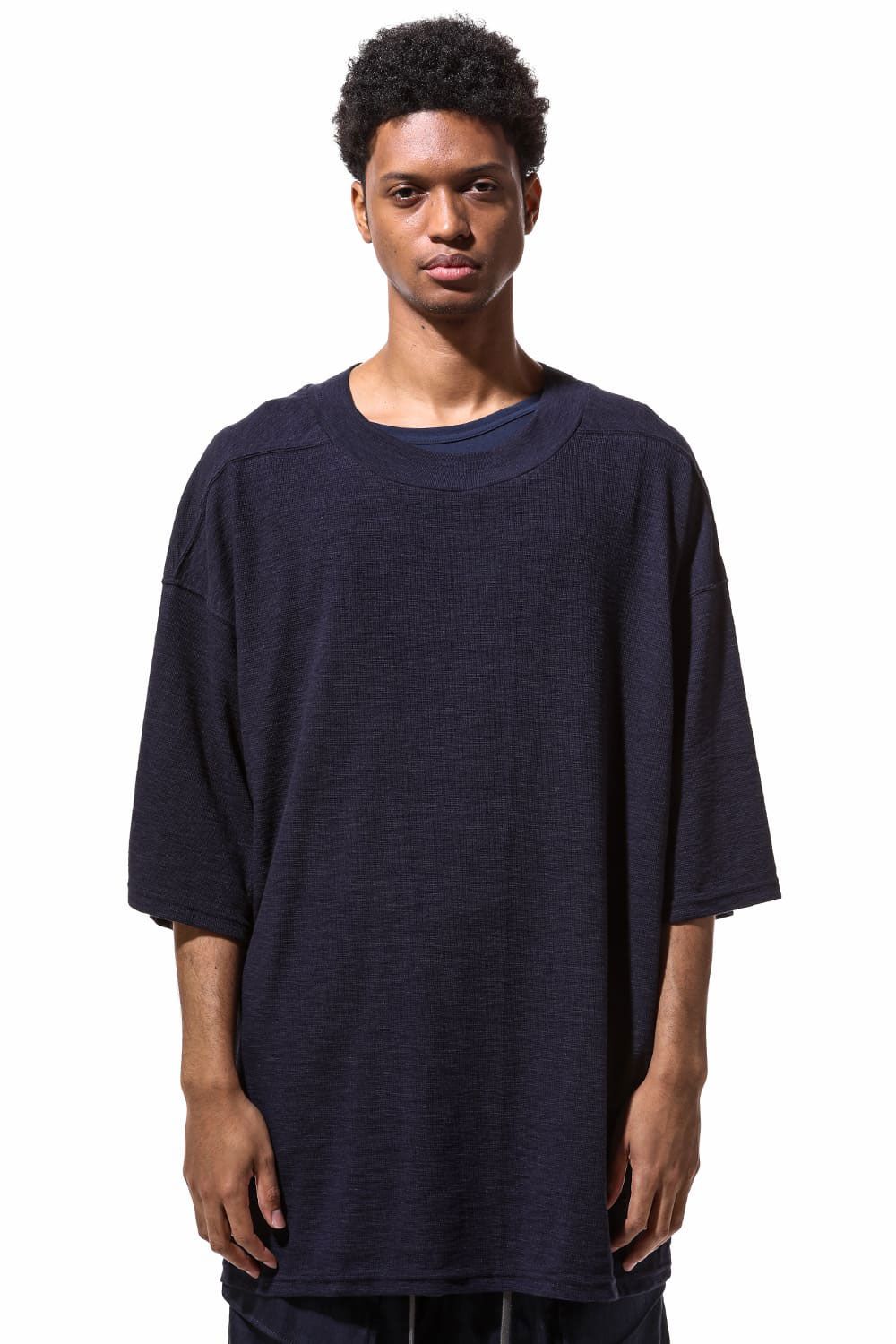 サーフニットオーバーサイズTシャツ / Jumbo Tee / ネイビー