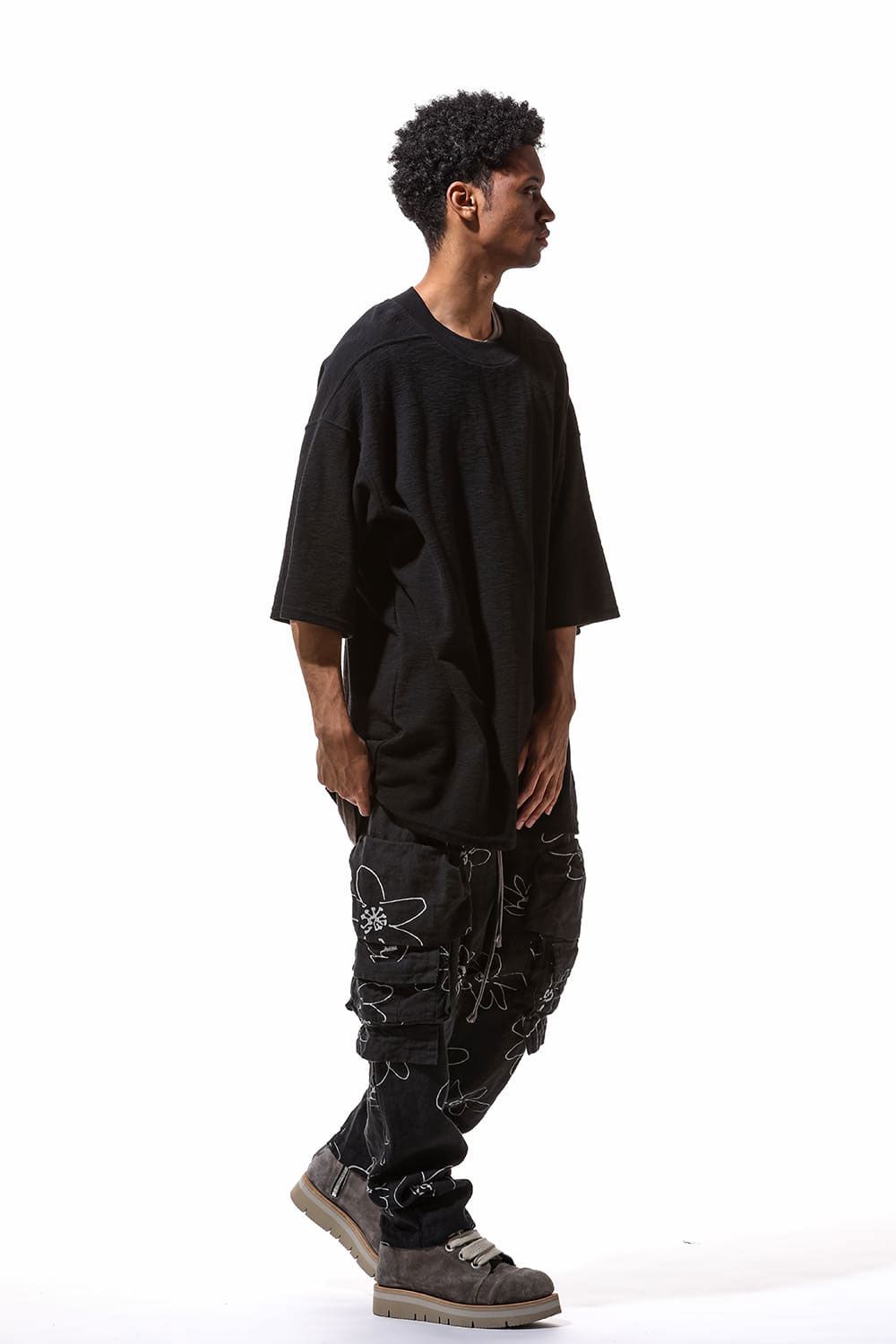 サーフニットオーバーサイズTシャツ / Jumbo Tee / ネイビー