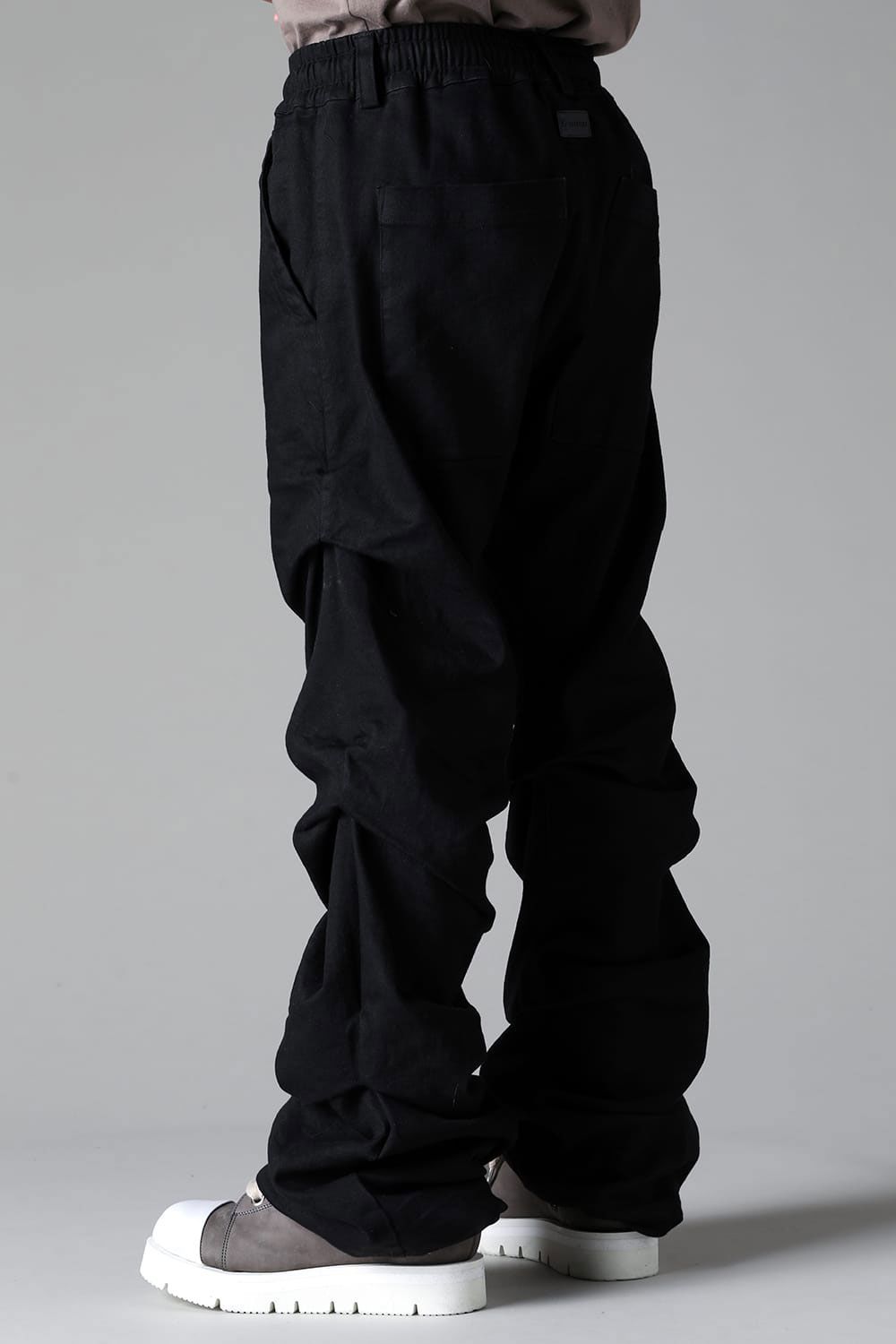 ブーツカットタックパンツ / BOOTS CUT TUCK PANTS / ブラック / ag-8060-2