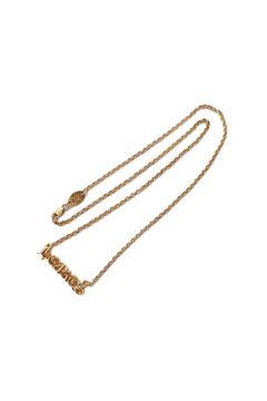 【新品未使用】22K ロゴ ネックレス