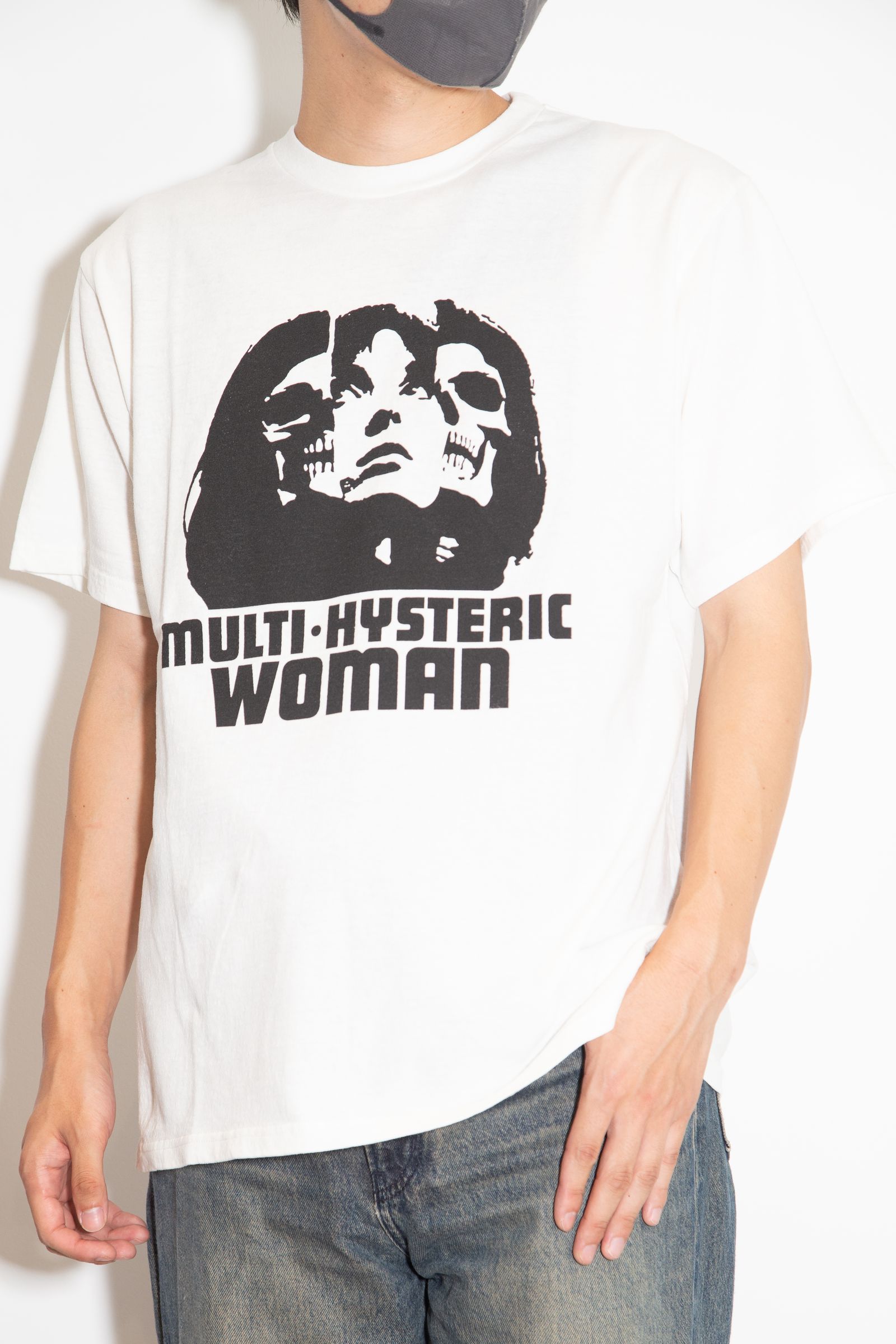 HYSTERIC GLAMOUR - MULTI HYSTERIC SKULL Tシャツ / ホワイト | Tempt