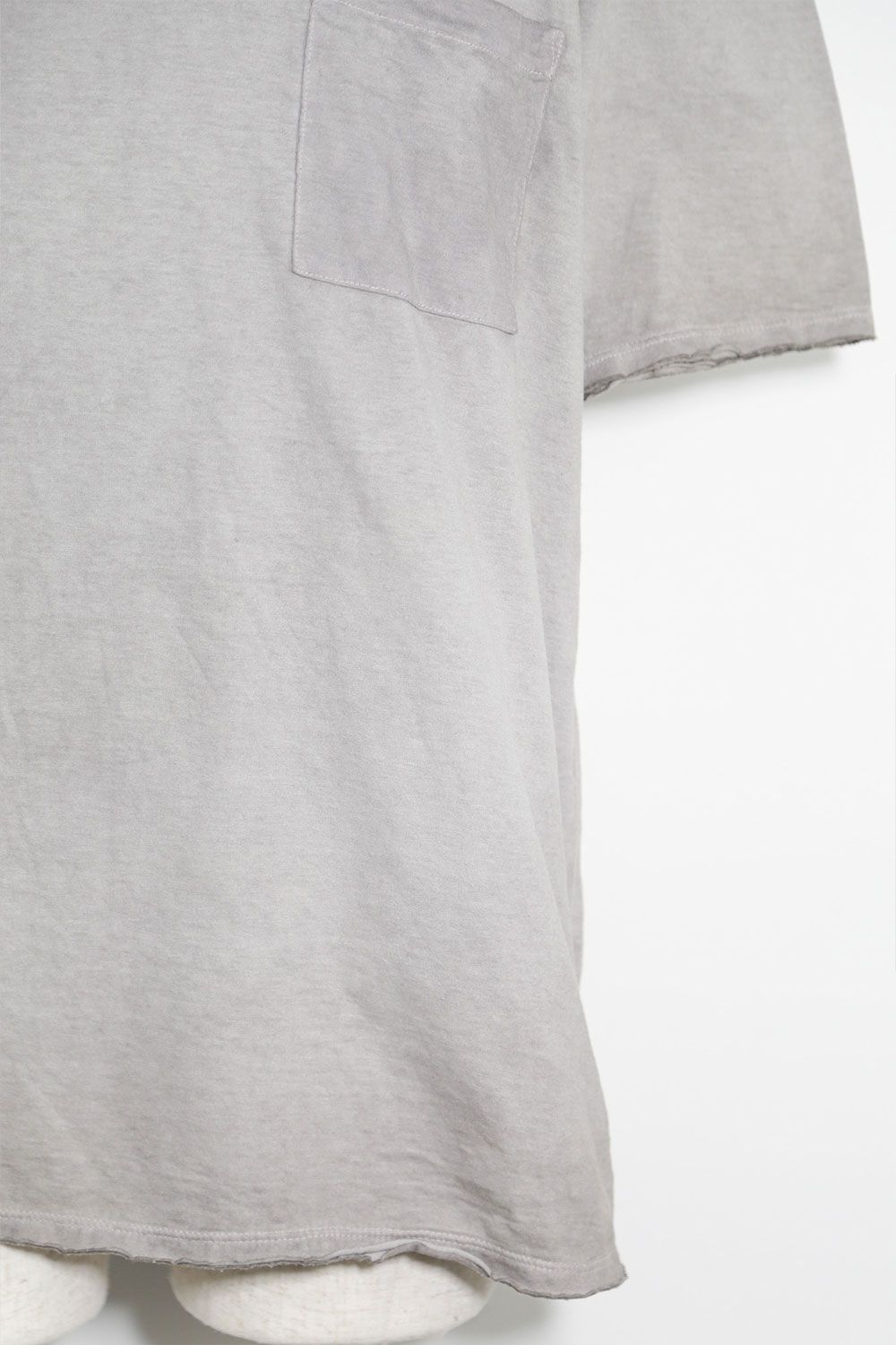 コットンオーバーサイズTシャツ / OVERSIZED T-SHIRT / ライトグレー