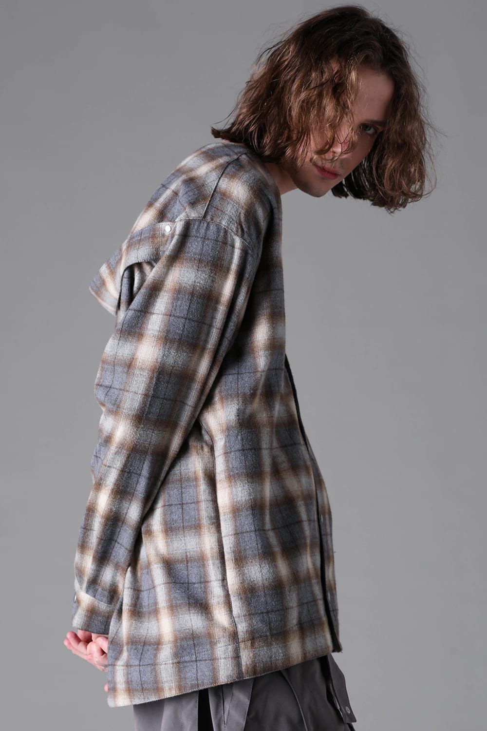 Plaid Cardigan Shirts