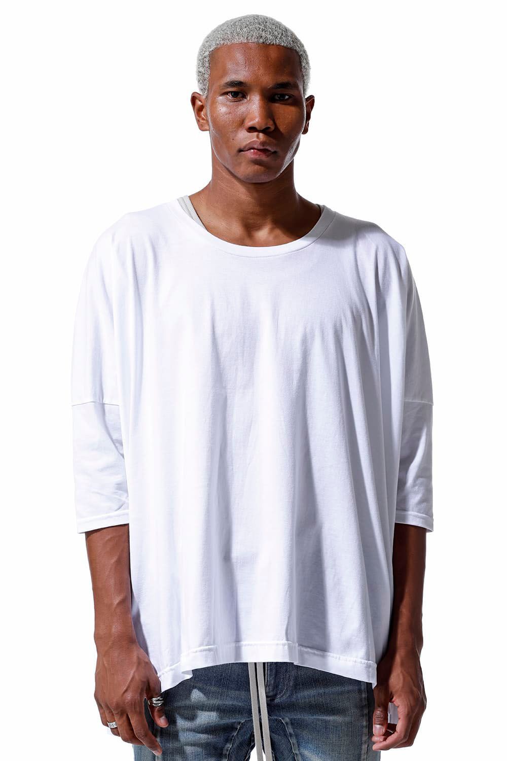 A.F ARTEFACT - OVER SIZED DOLMAN TEE / ホワイト | Tempt