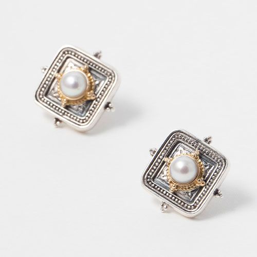 Cyclades Stud Earring（Pearl） / GA009