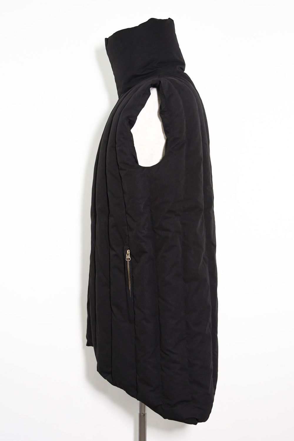 IGH NECK VEST 223-637 / ハイネックベスト / ブラック