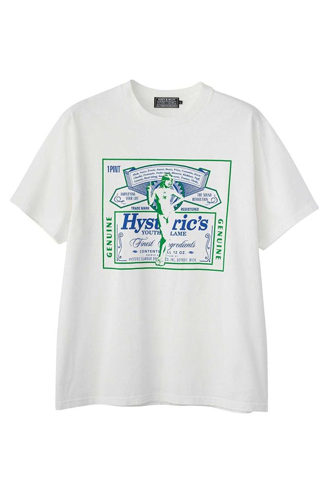 HYSTERIC GLAMOUR - HG LABEL Tシャツ / グリーン | Tempt