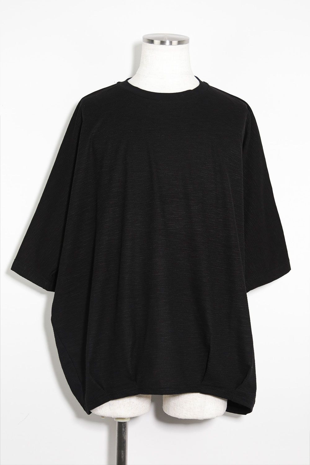 サーフニットタックドルマンTシャツ / Tuck Dolman Tee / ブラック / ag-9078