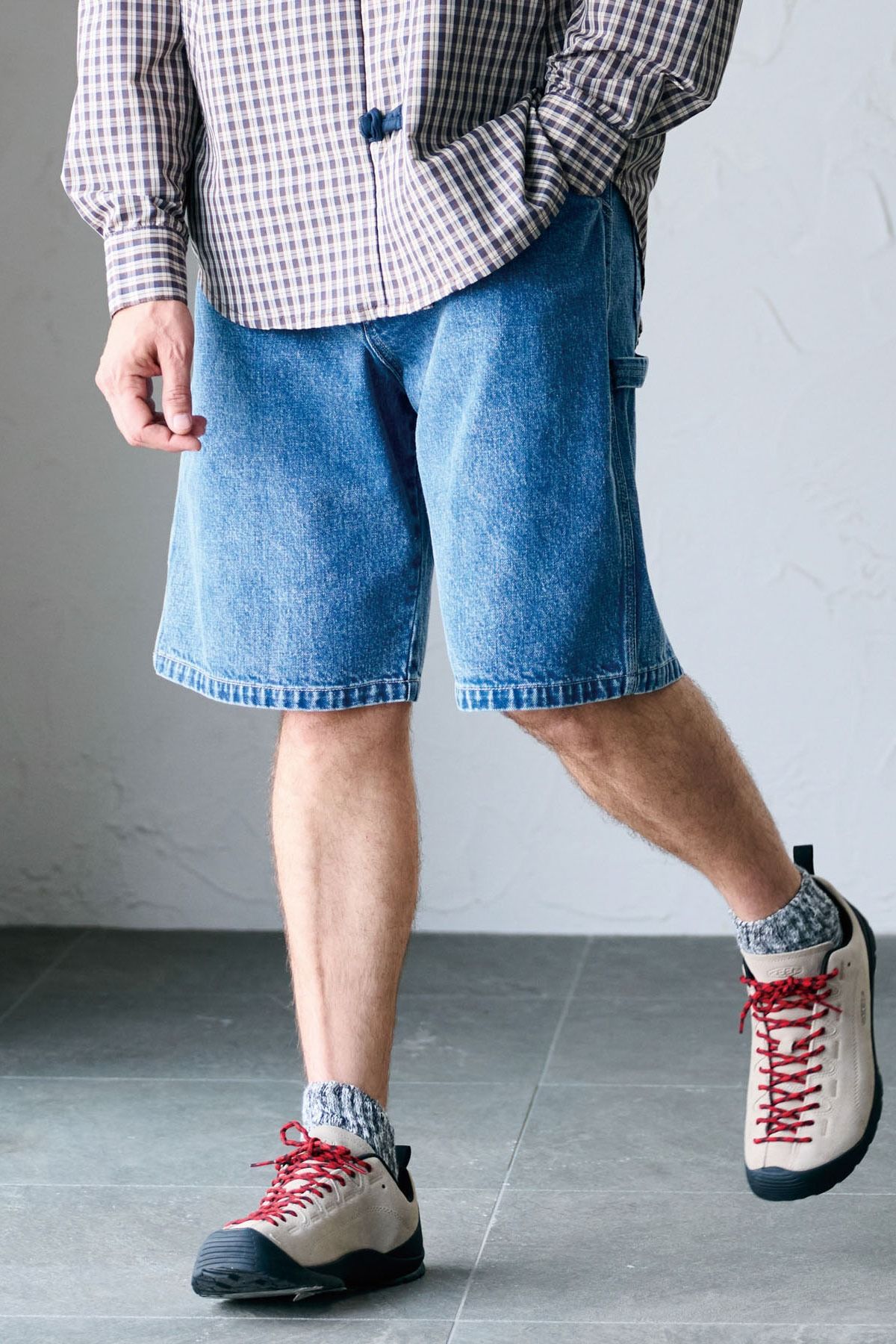 PURISM / EASY CARPENTER SHORT デニムイージーショーツ - INDIGO