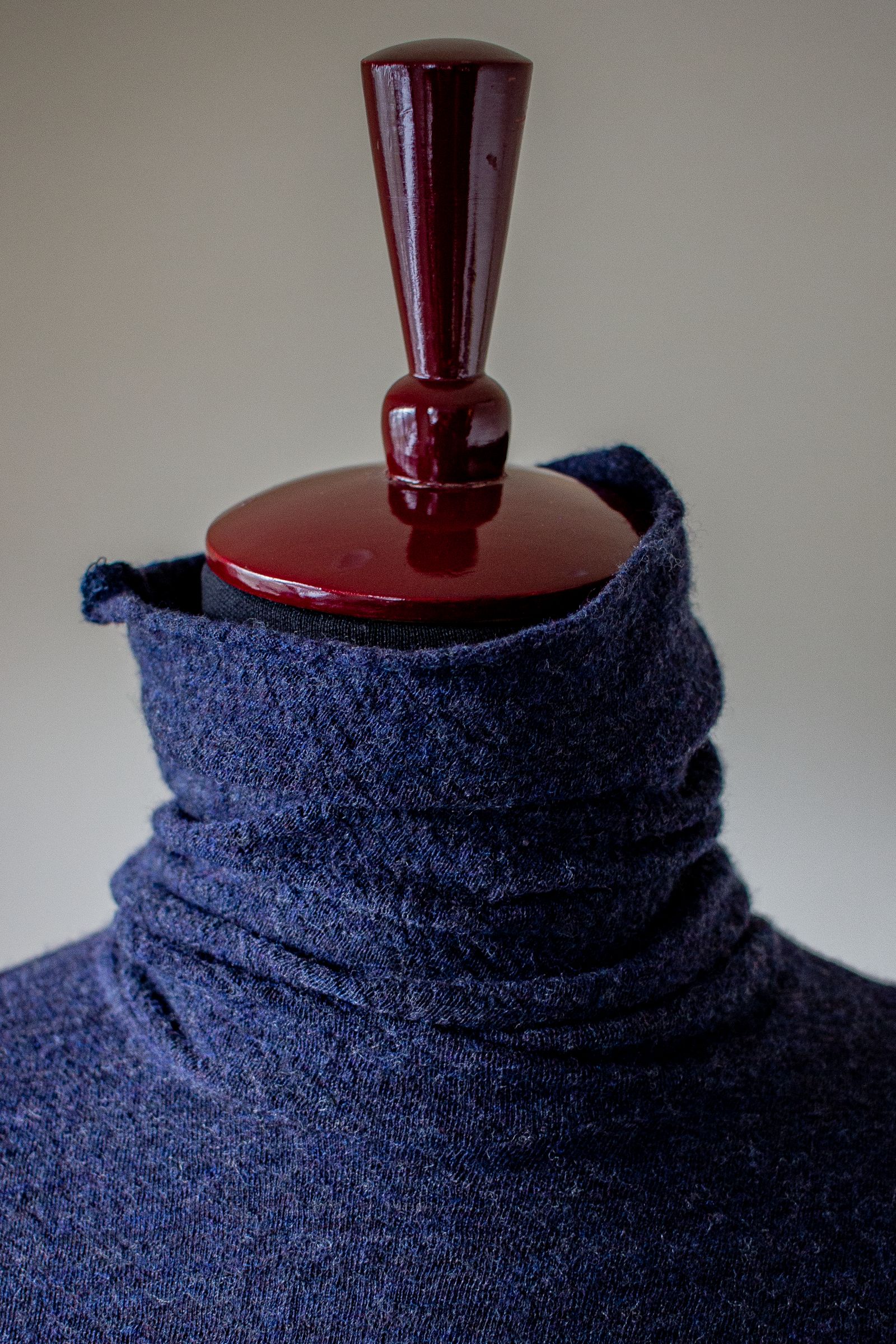 RYU - washable wool gauze t-neck knit / ウォッシャブルウールガーゼ