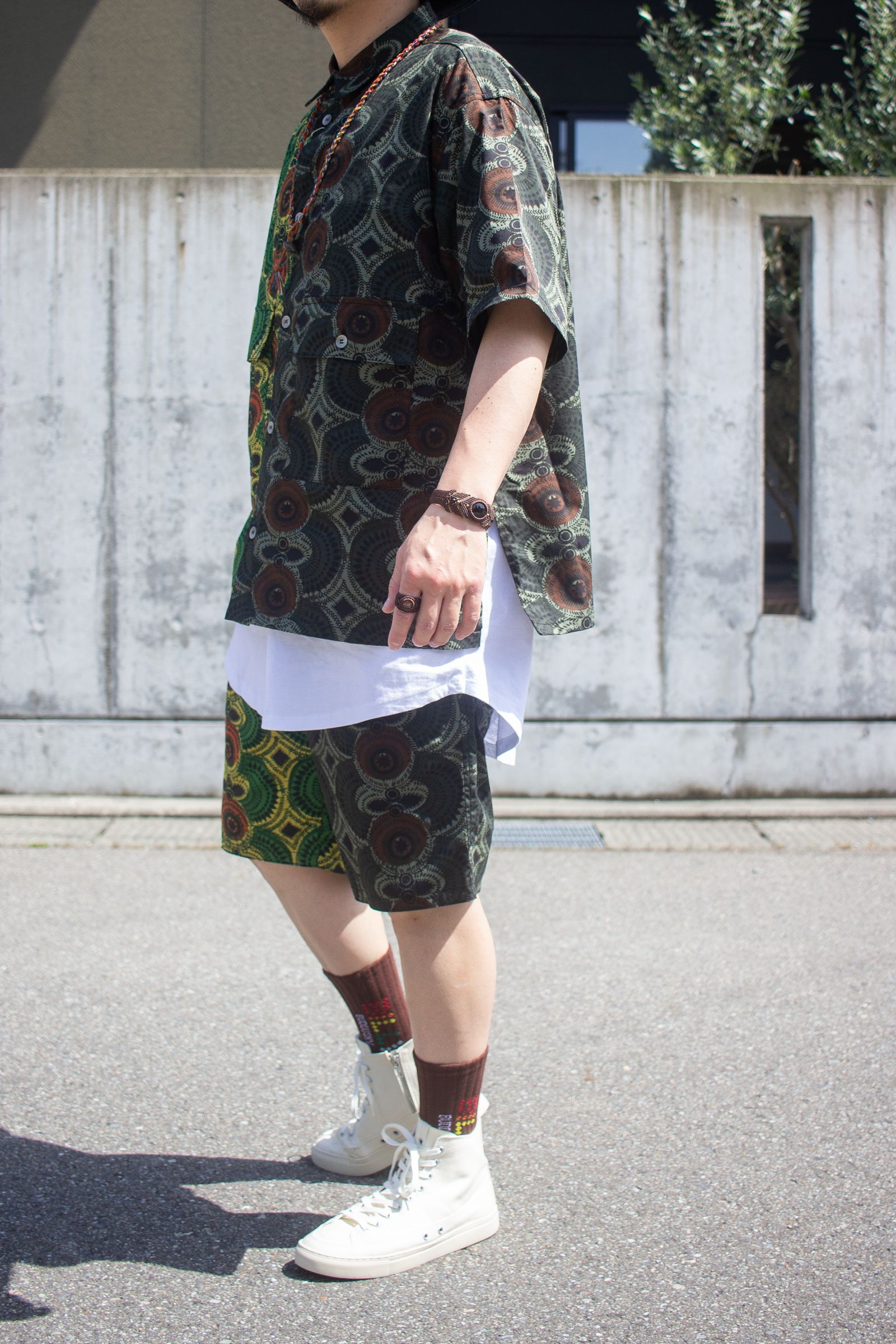 夏のセットアップスタイル『VOO + tomoshibi + BILLY BUDDUSKY + FOOT INDUSTRY + Dr,Ray』