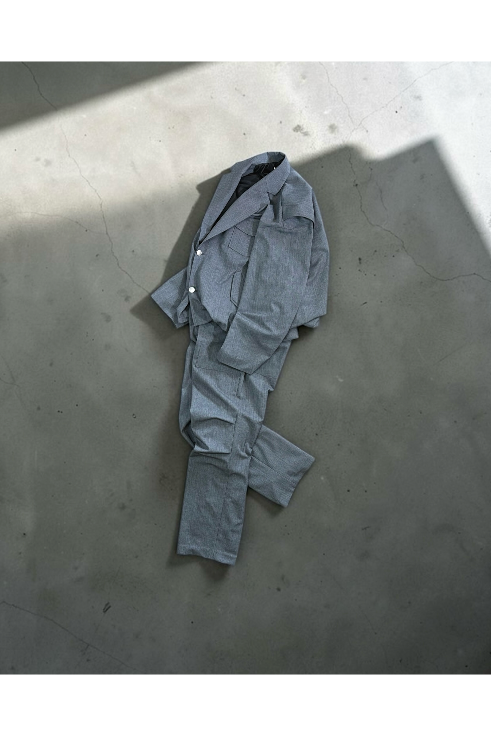 UTILITY FORMAL-JK / ユーティリティフォーマルジャケット : ラペルドジャケット - GRAY