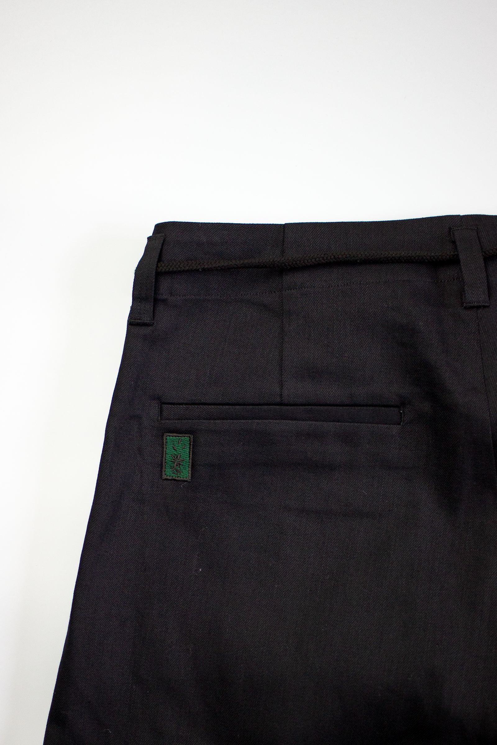 denim fisherman PT - black
