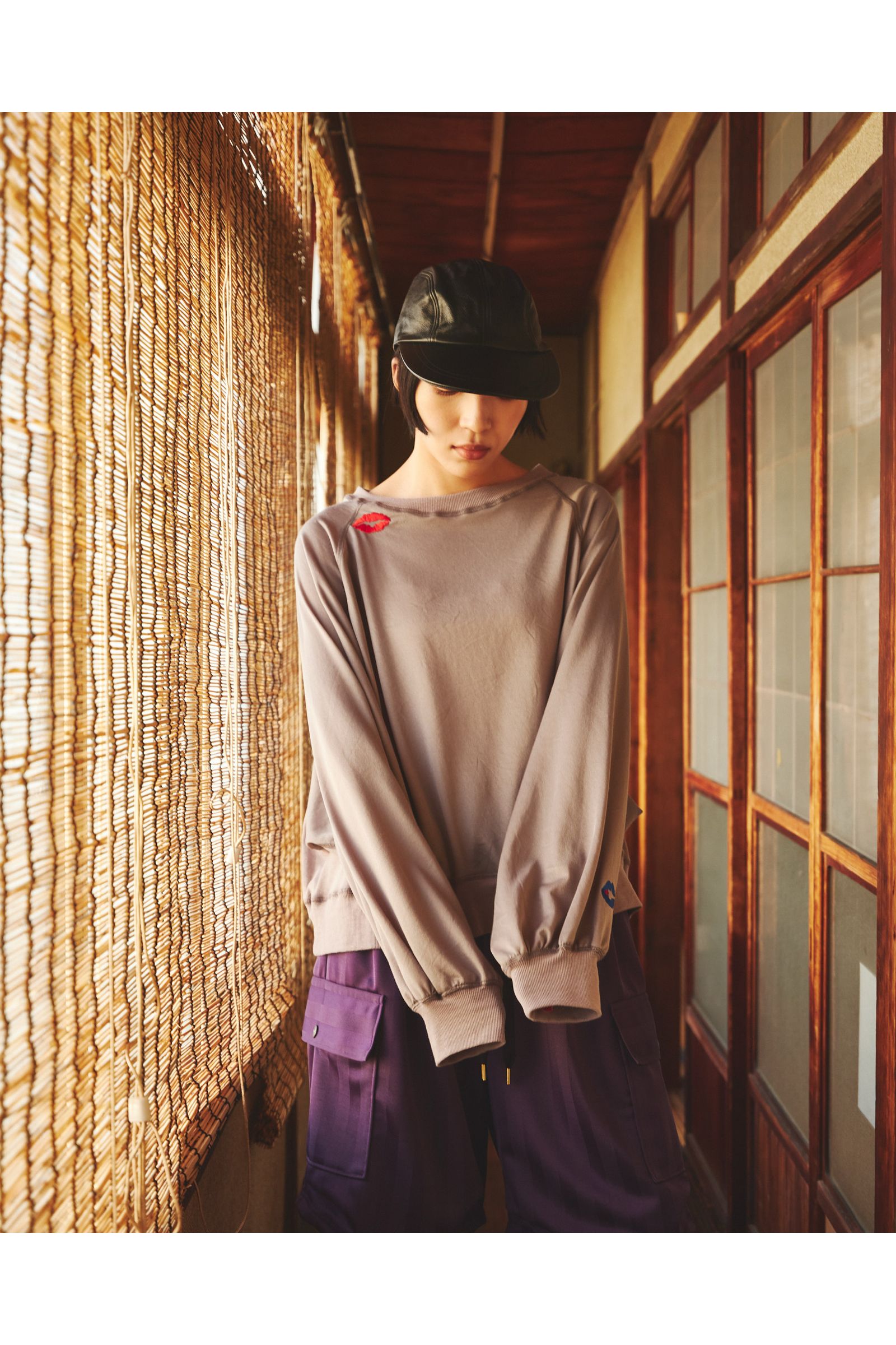 PLAYBOY-SWAET / プレイボーイ スウェット : スウェットシャツ - GRAY