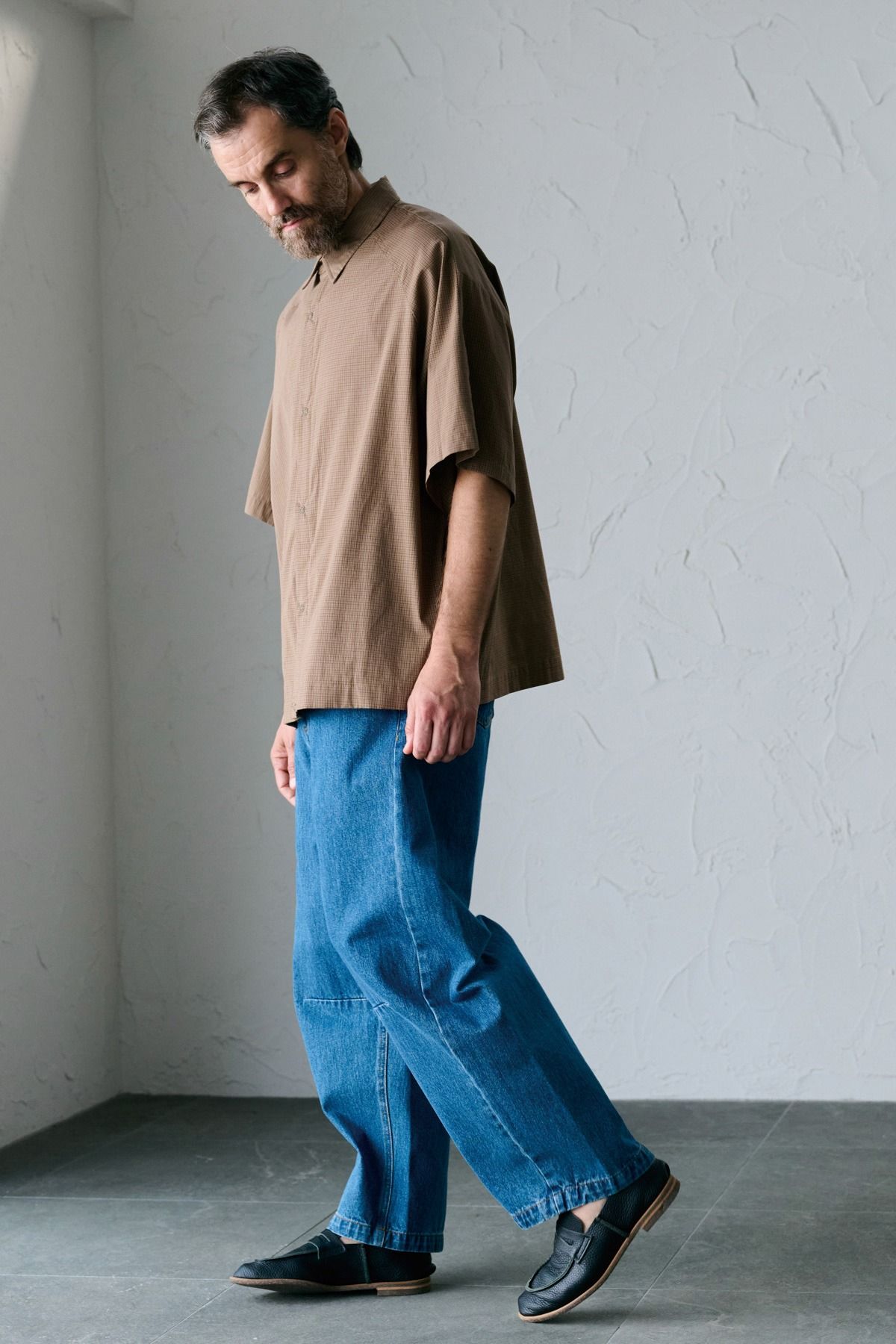BURROUGHS / CRAZY SS SHIRT 半袖シャツ - BROWN