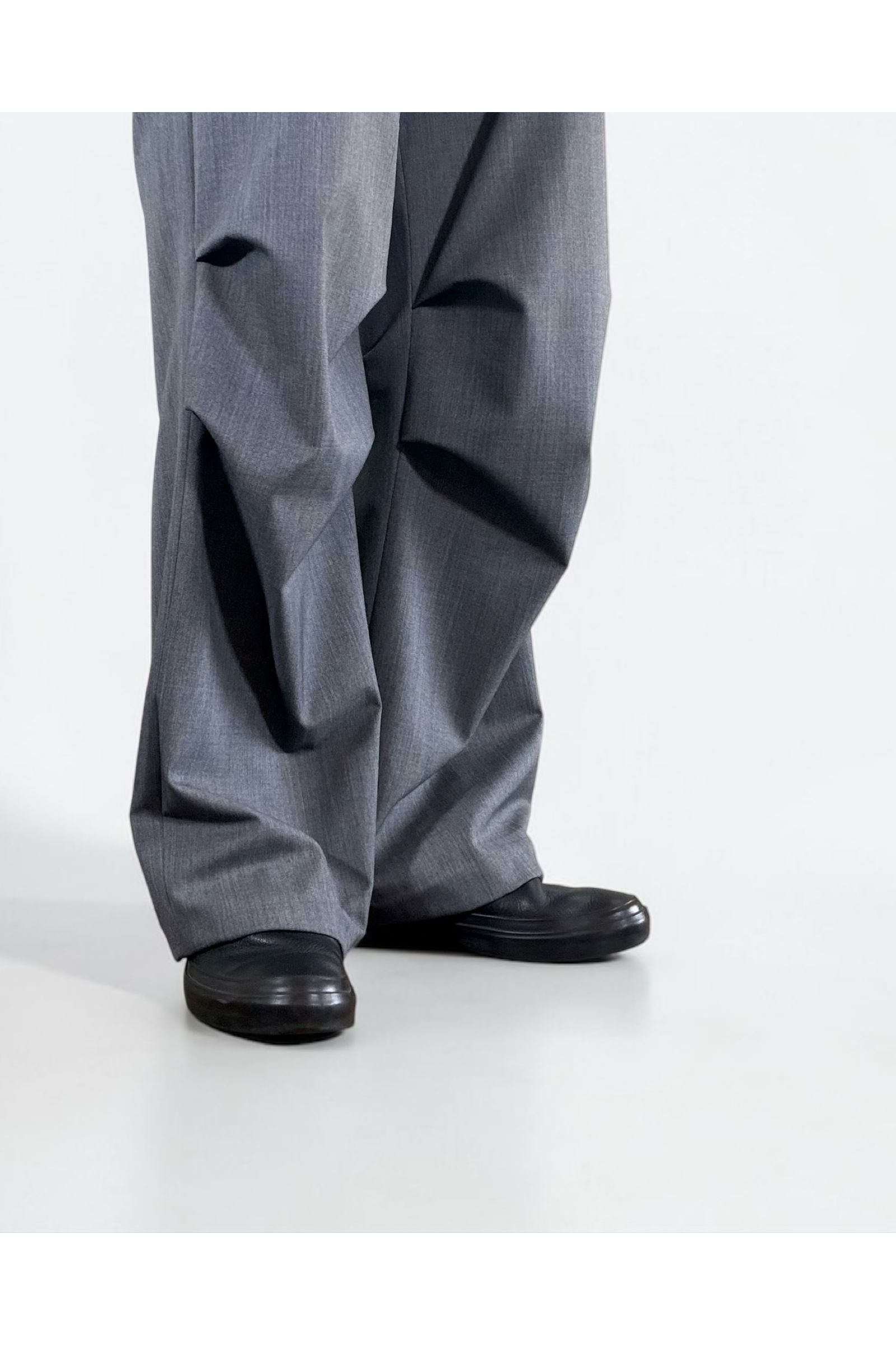 UTILITY FORMAL-PT / ユーティリティフォーマルパンツ : スラックス - GRAY