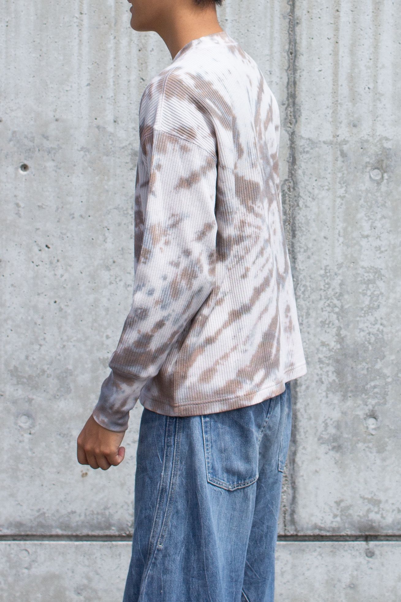 tie-dye thermal longsleeve Tee / タイダイサーマルロンTee