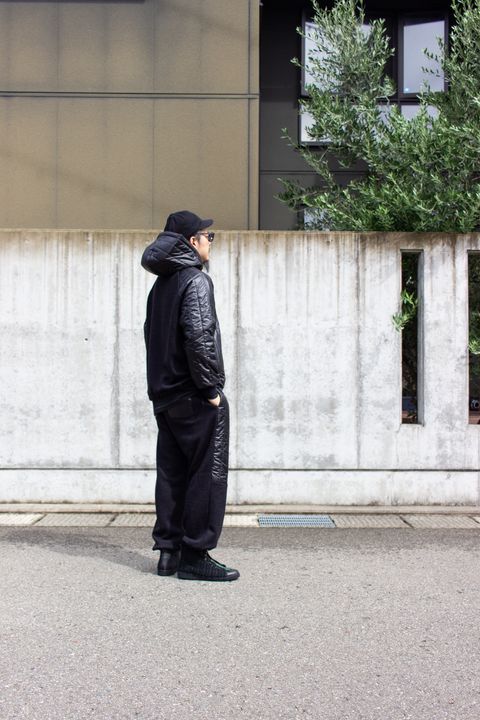 ALL BLACK セットアップコーデ『VOO + RYU + CPH + meagratia』
