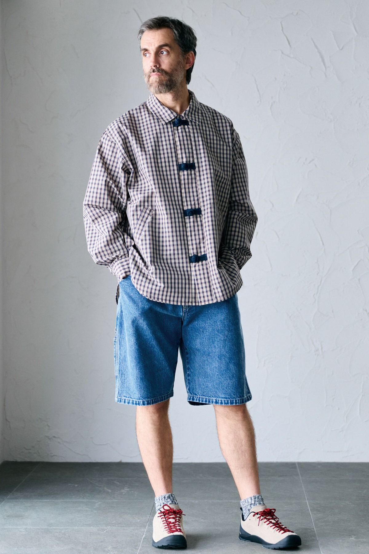 PURISM / EASY CARPENTER SHORT デニムイージーショーツ - INDIGO