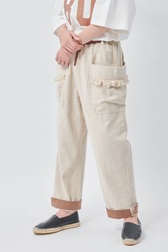 イージーパンツ : FRINGE GARDENER TROUSER / フリンジガーデナートラウザー "SITAR" - キナリ