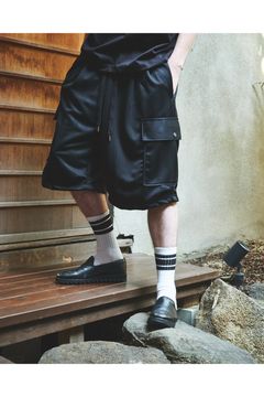 RODMAN-SHORTS / ロッドマン ショーツ : ジャージハーフパンツ - BLACK