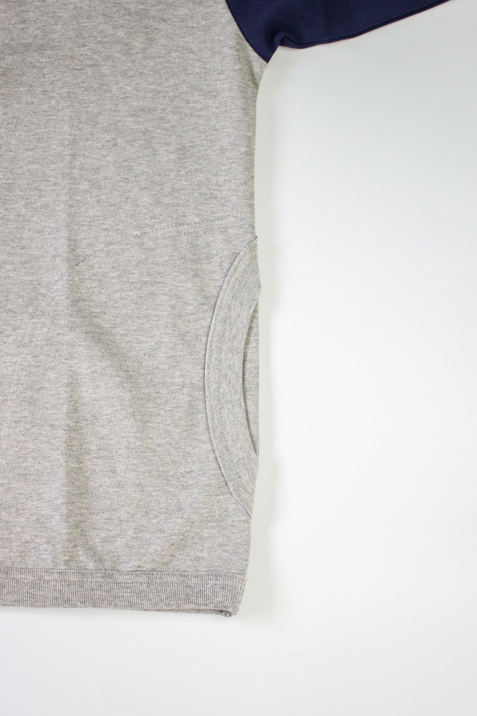 BI COLOR SLEEVE TOP / バイカラースリーブトップ "NAGEL" - GRAY