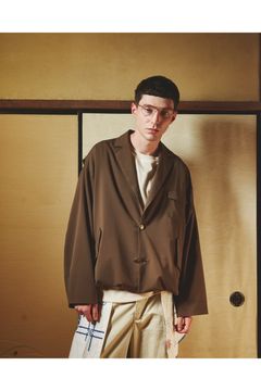 UTILITY FORMAL-JK / ユーティリティフォーマルジャケット : ラペルドジャケット - KHAKI