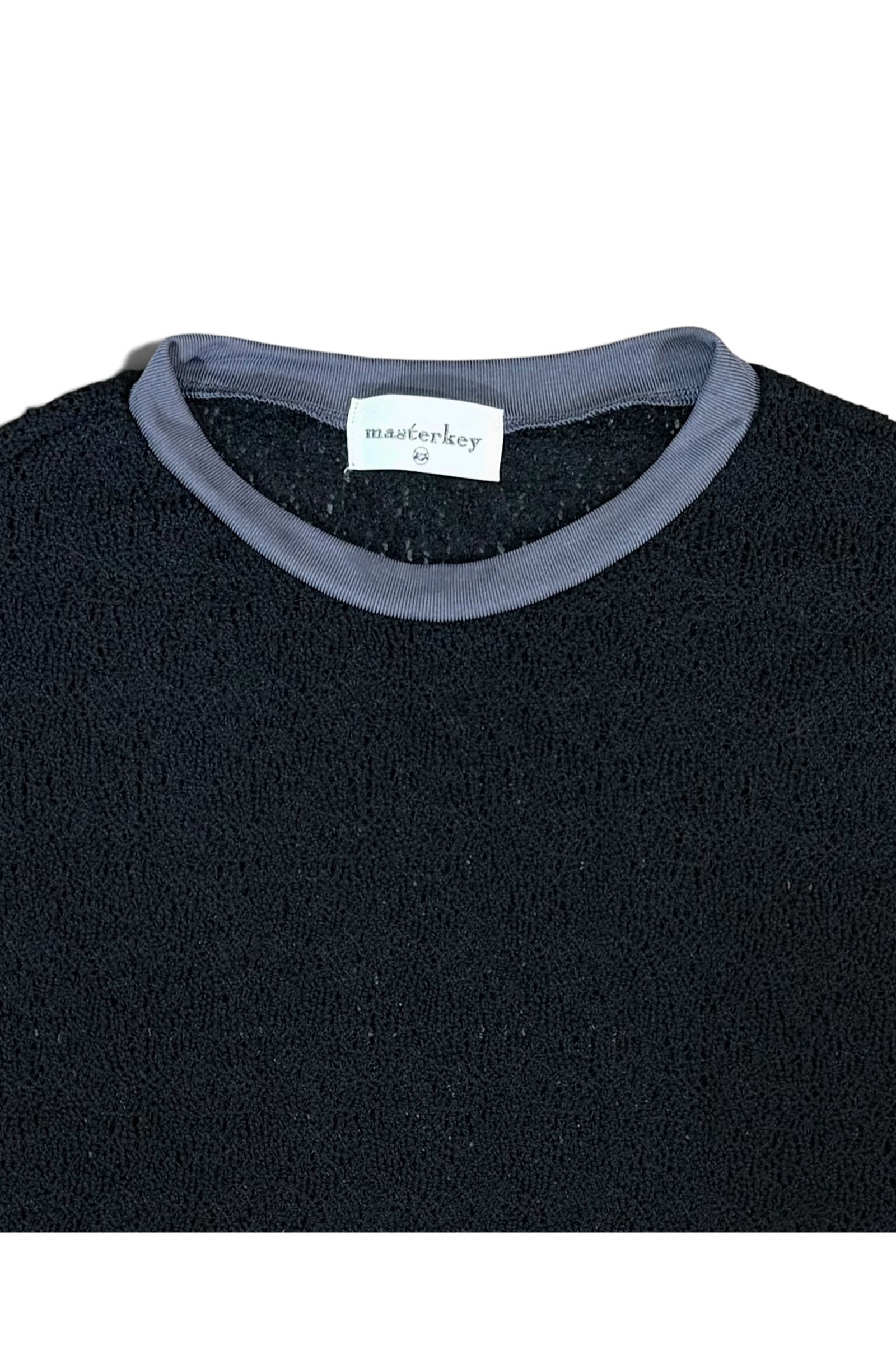 PISTOLS-L/TEE / ピストルズ ロングスリーブTシャツ : アシンメトリープルオーバー - BLACK