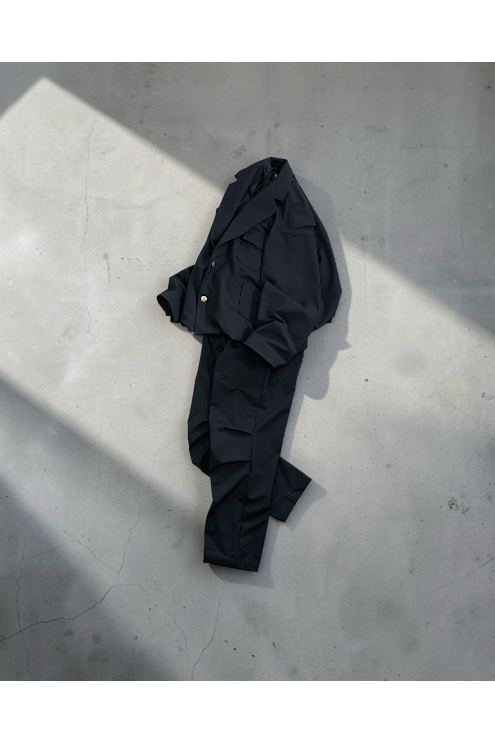 UTILITY FORMAL-JK / ユーティリティフォーマルジャケット : ラペルドジャケット - BLACK