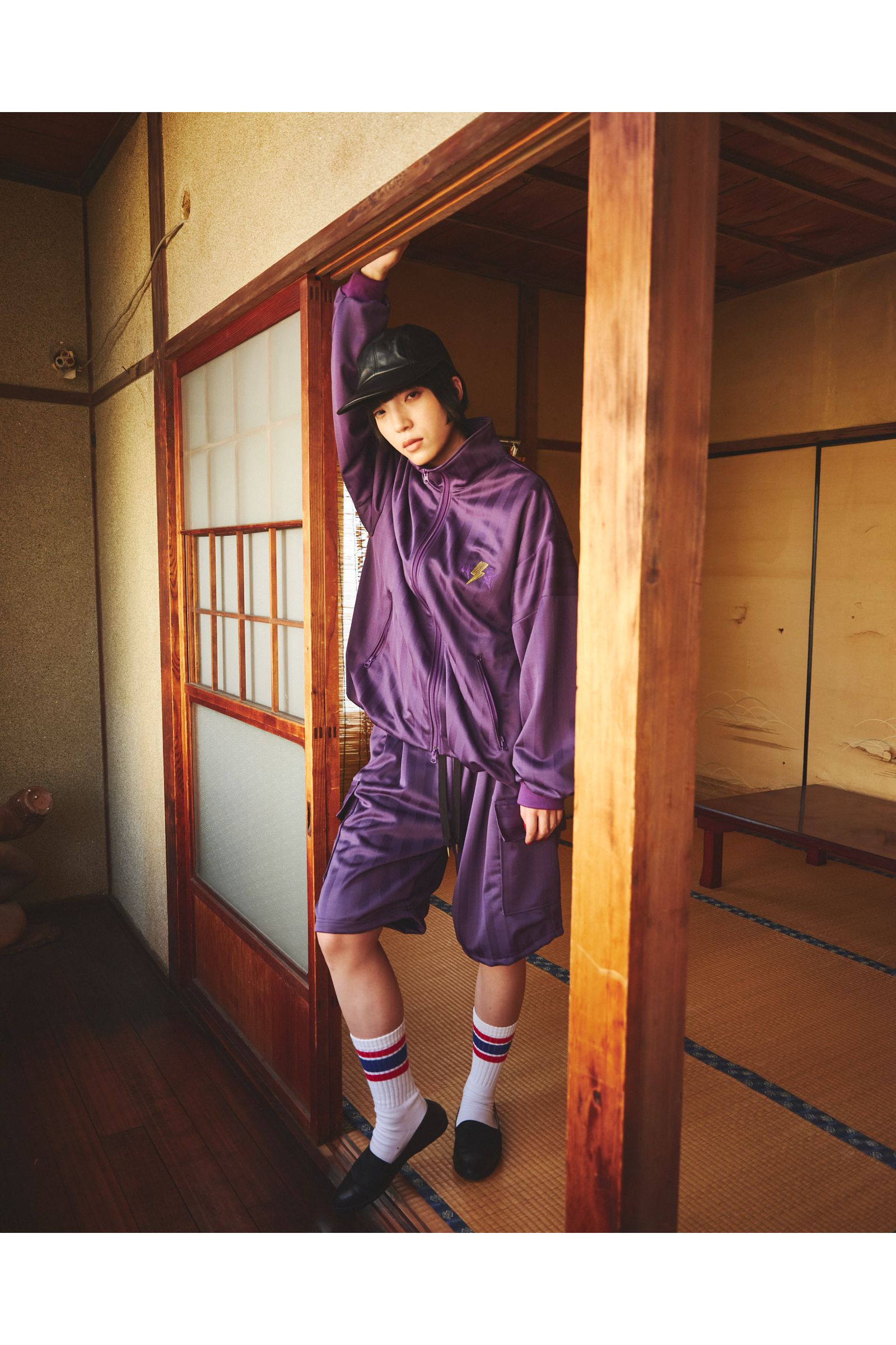 RODMAN-JK / ロッドマン ジャケット : ジャージジャケット - PURPLE