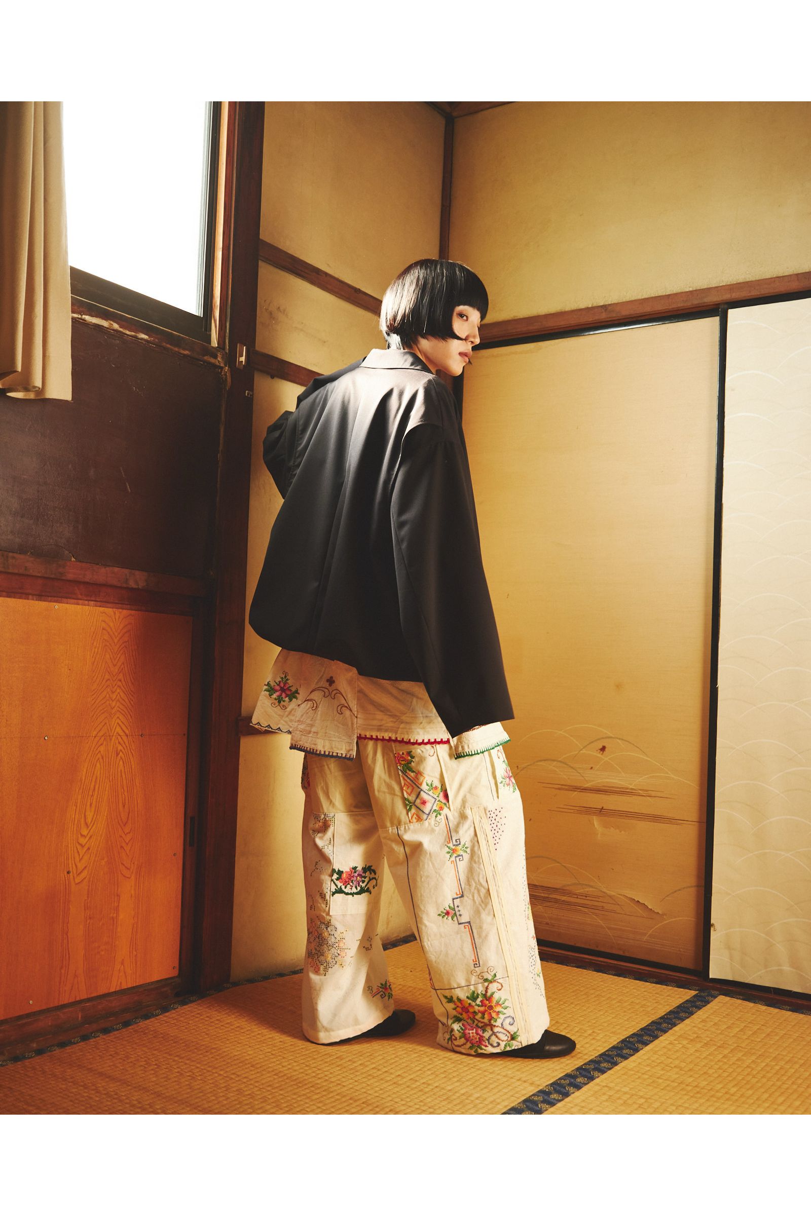 UTILITY FORMAL-JK / ユーティリティフォーマルジャケット : ラペルドジャケット - BLACK