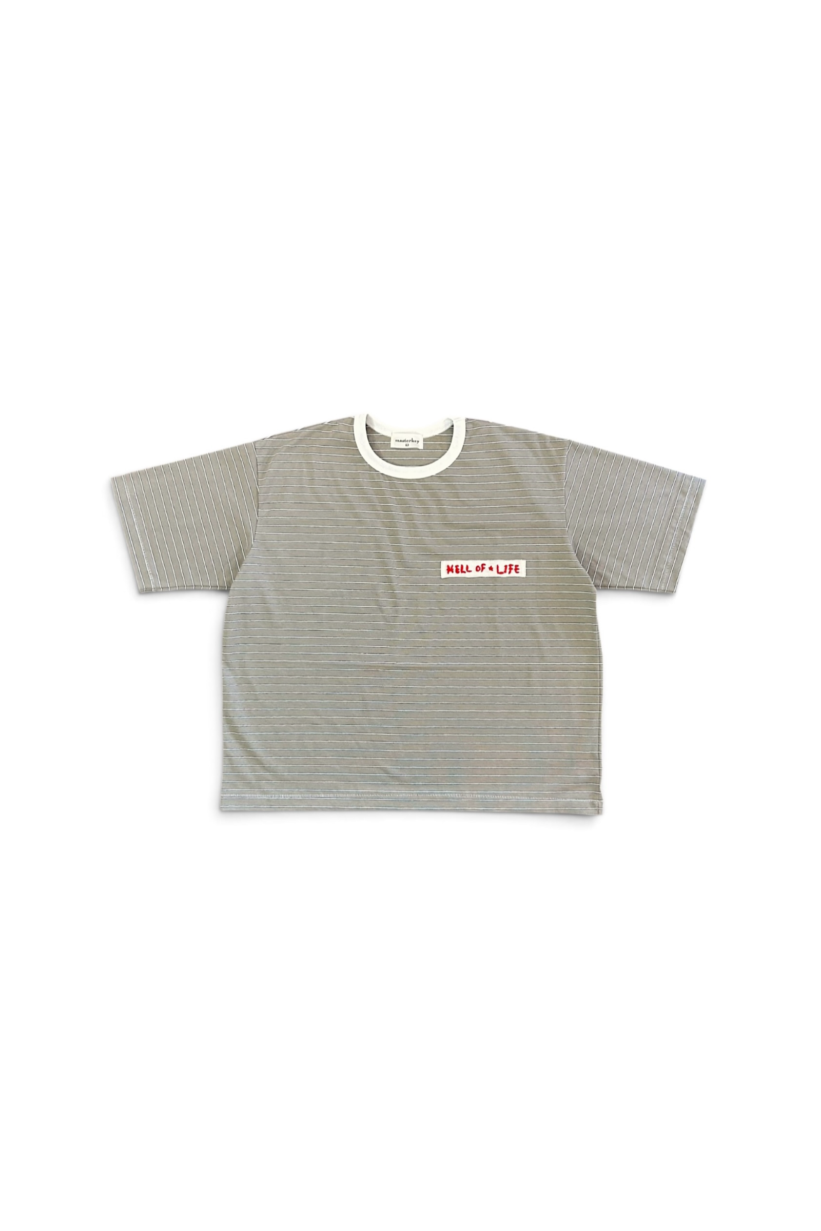 ECHOES-TEE  / エコーズTシャツ : ボーダーTシャツ - BEIGE