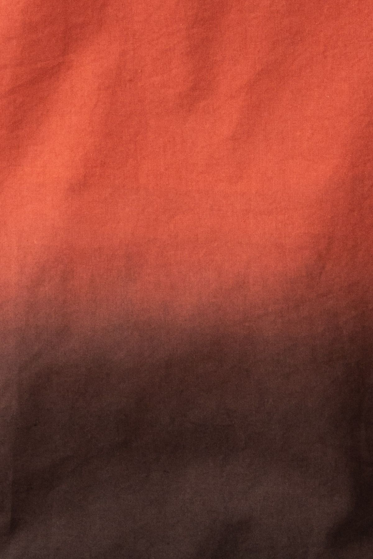 VILLON / STEP DYEING JACKET グラデーション染めトラックジャケット - TERACOTTA