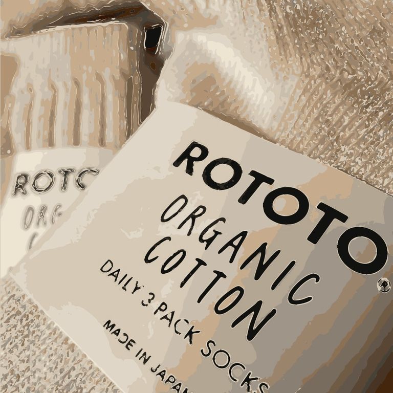厚さも程よく通年使えるのでギフトにもオススメ【ROTOTO :ORGANIC DAILY 3 PACK SOCKS】