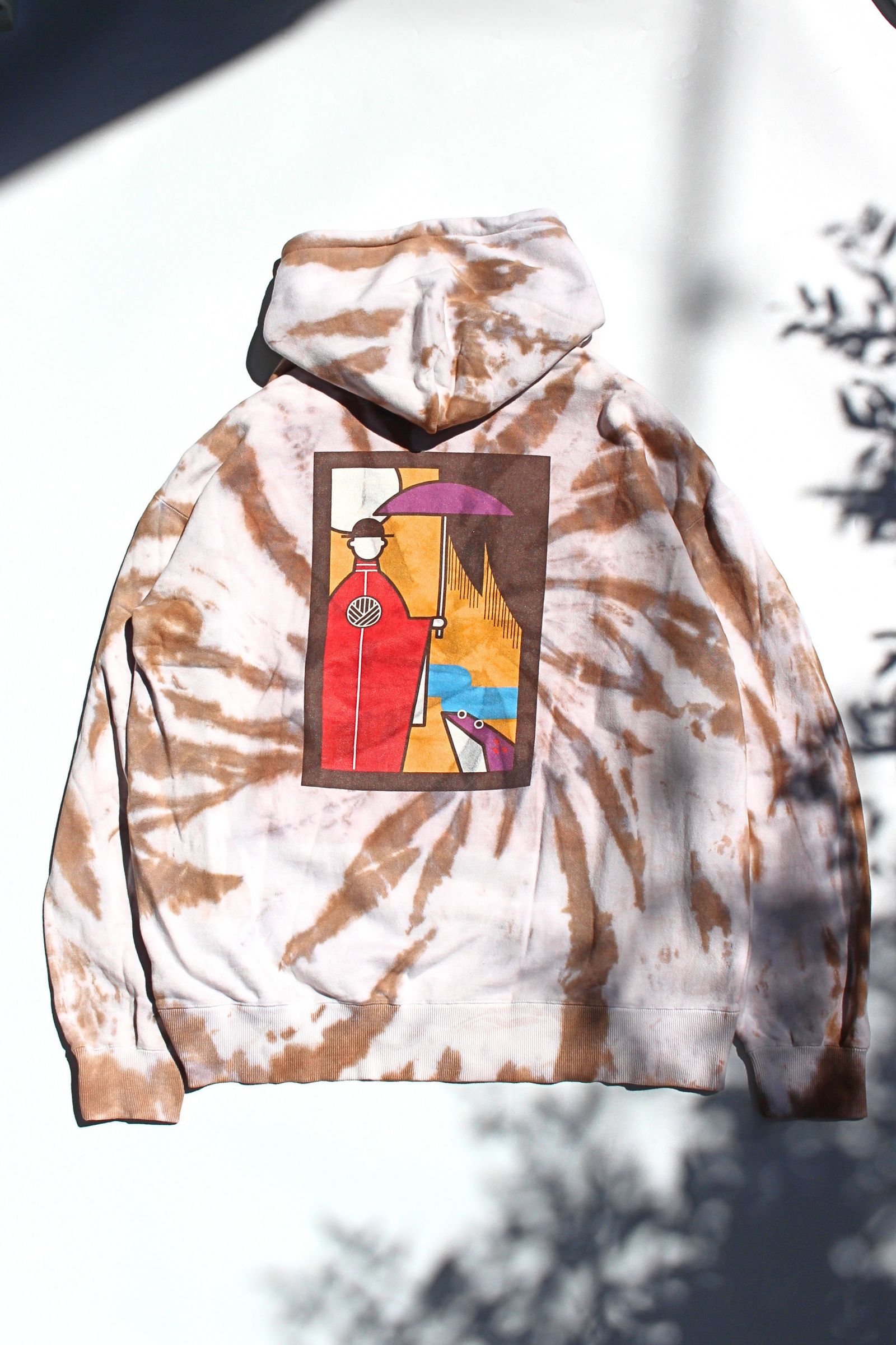 旭花(Asaka) : Tiedye hoodie / タイダイフーディー