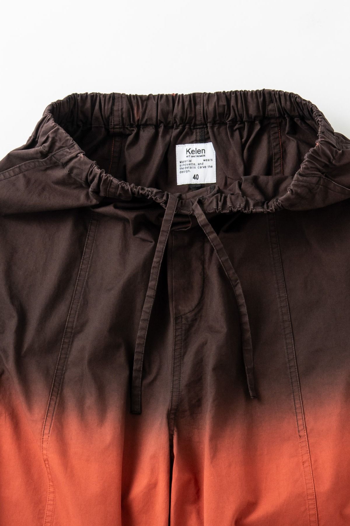 RAOUL / STEP DYEING PANT グラデーション染めトラウザー - TERACOTTA
