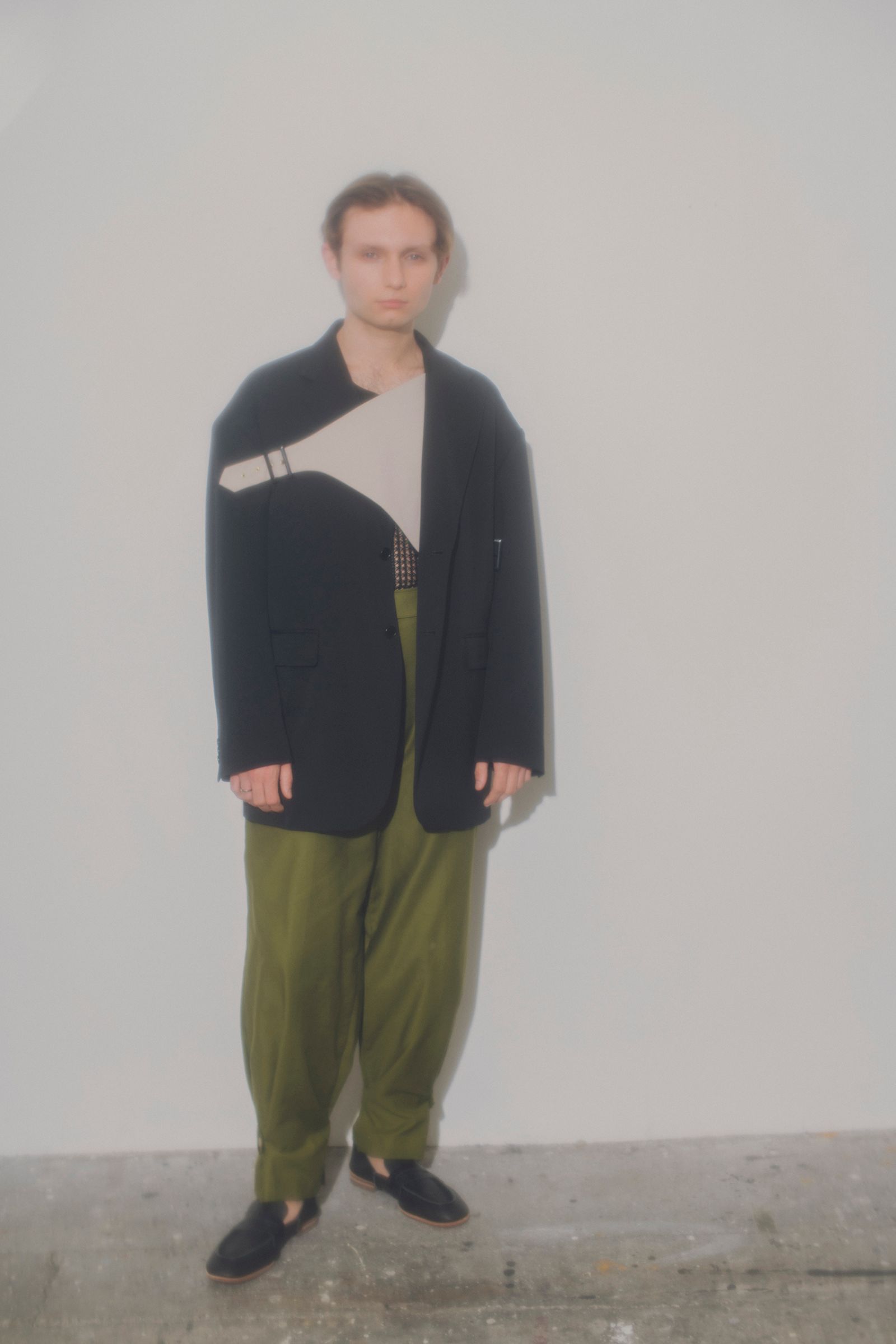 ワイドパンツ : Military satin belted PT / ミリタリーサテンベルテッドパンツ - khaki