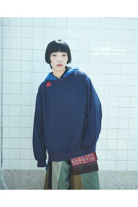 PLAYBOY-SWAET / プレイボーイ スウェット : スウェットシャツ - NAVY