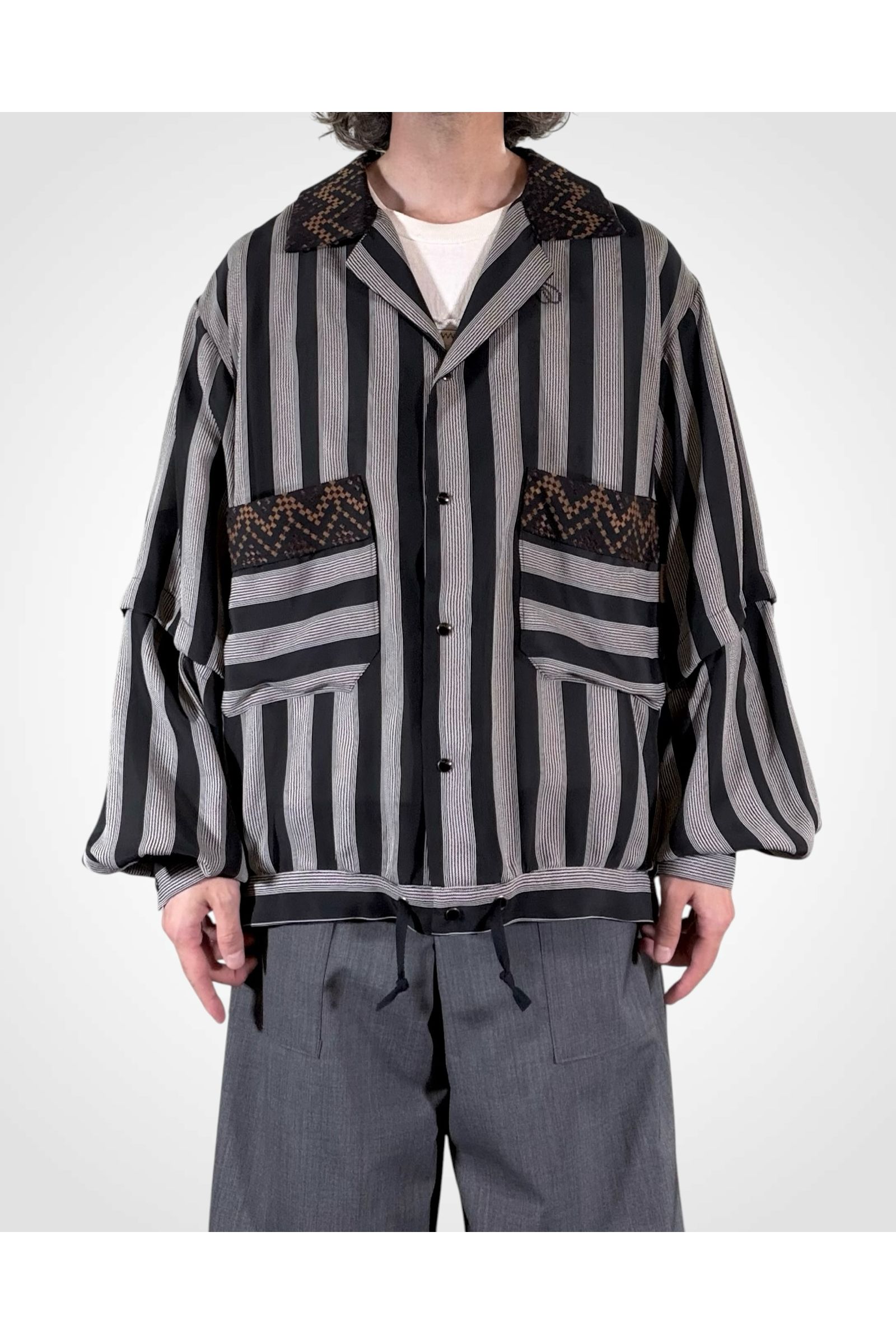 GOODFELLAS-SH / グッドフェローズシャツ : 開襟シャツ - BLACK