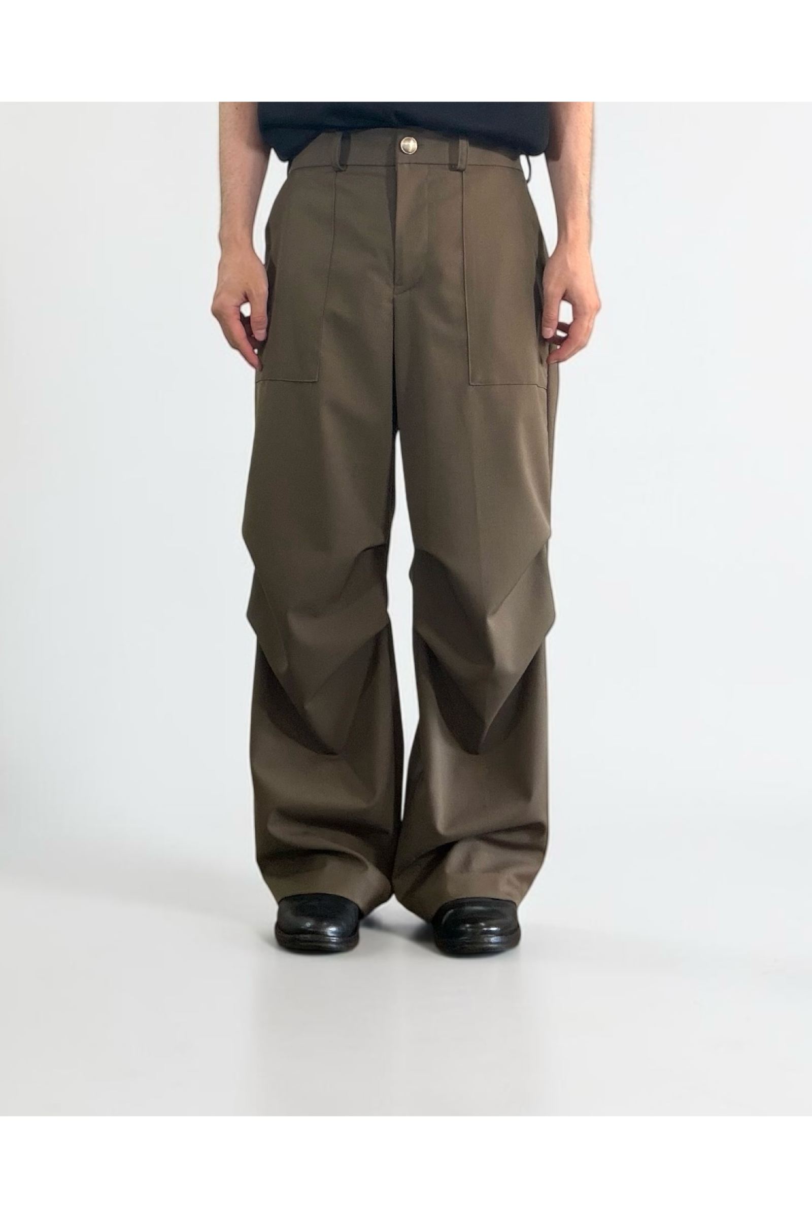 UTILITY FORMAL-PT / ユーティリティフォーマルパンツ : スラックス - KHAKI