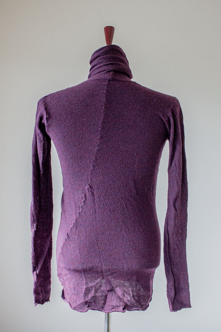 RYU - washable wool gauze t-neck knit / ウォッシャブルウール