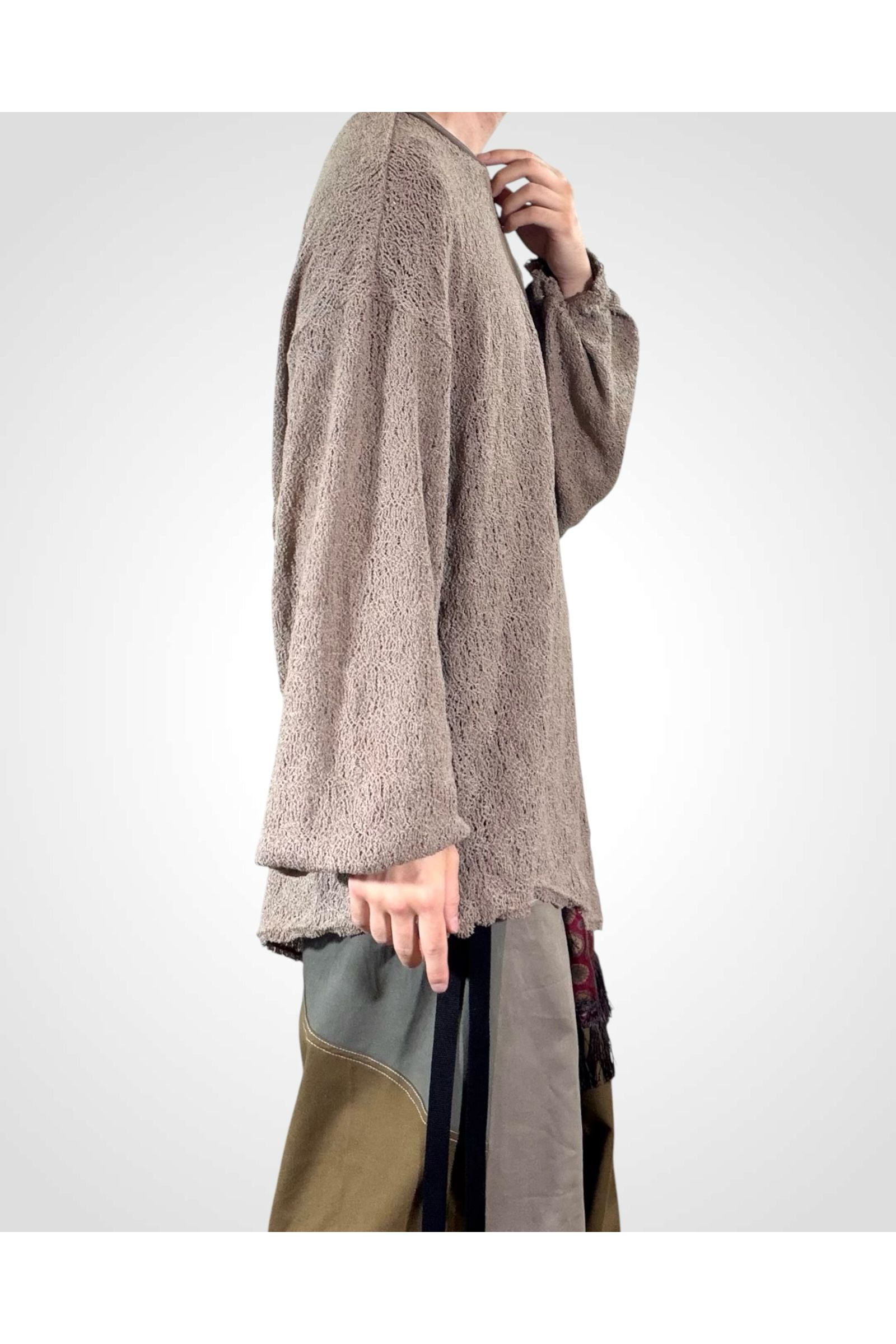 PISTOLS-L/TEE / ピストルズ ロングスリーブTシャツ : アシンメトリープルオーバー - SAND