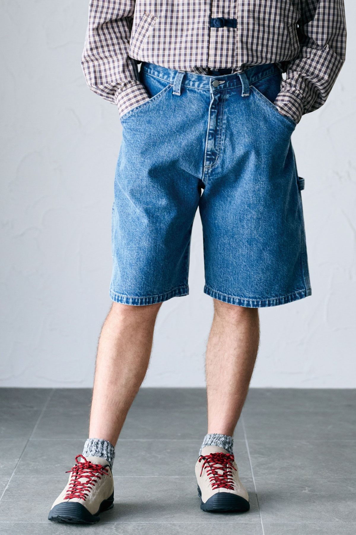 PURISM / EASY CARPENTER SHORT デニムイージーショーツ - INDIGO