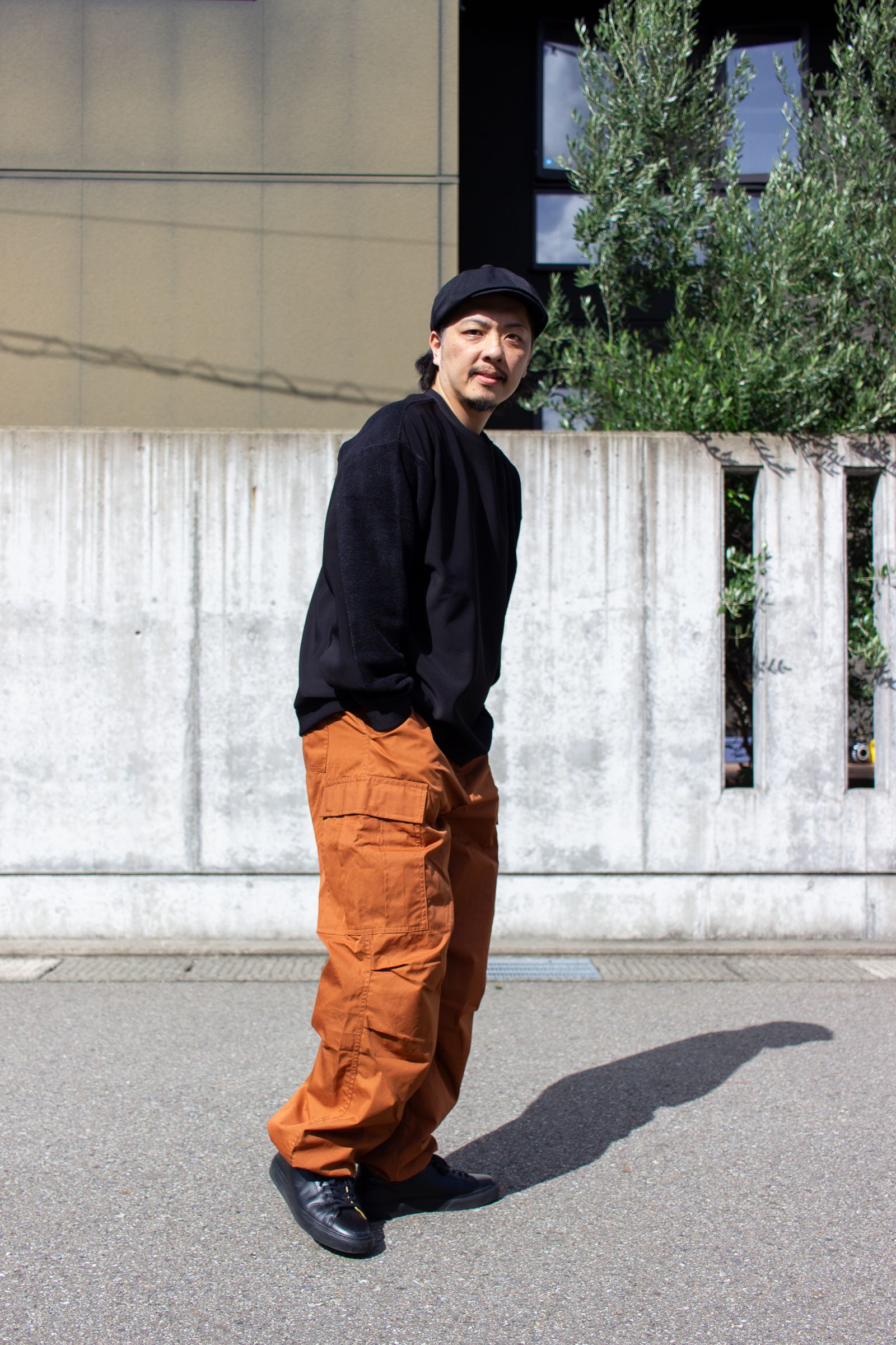 カーゴパンツ : CARGO TROUSER "BAOL" / カーゴトラウザー - ブラウンオレンジ