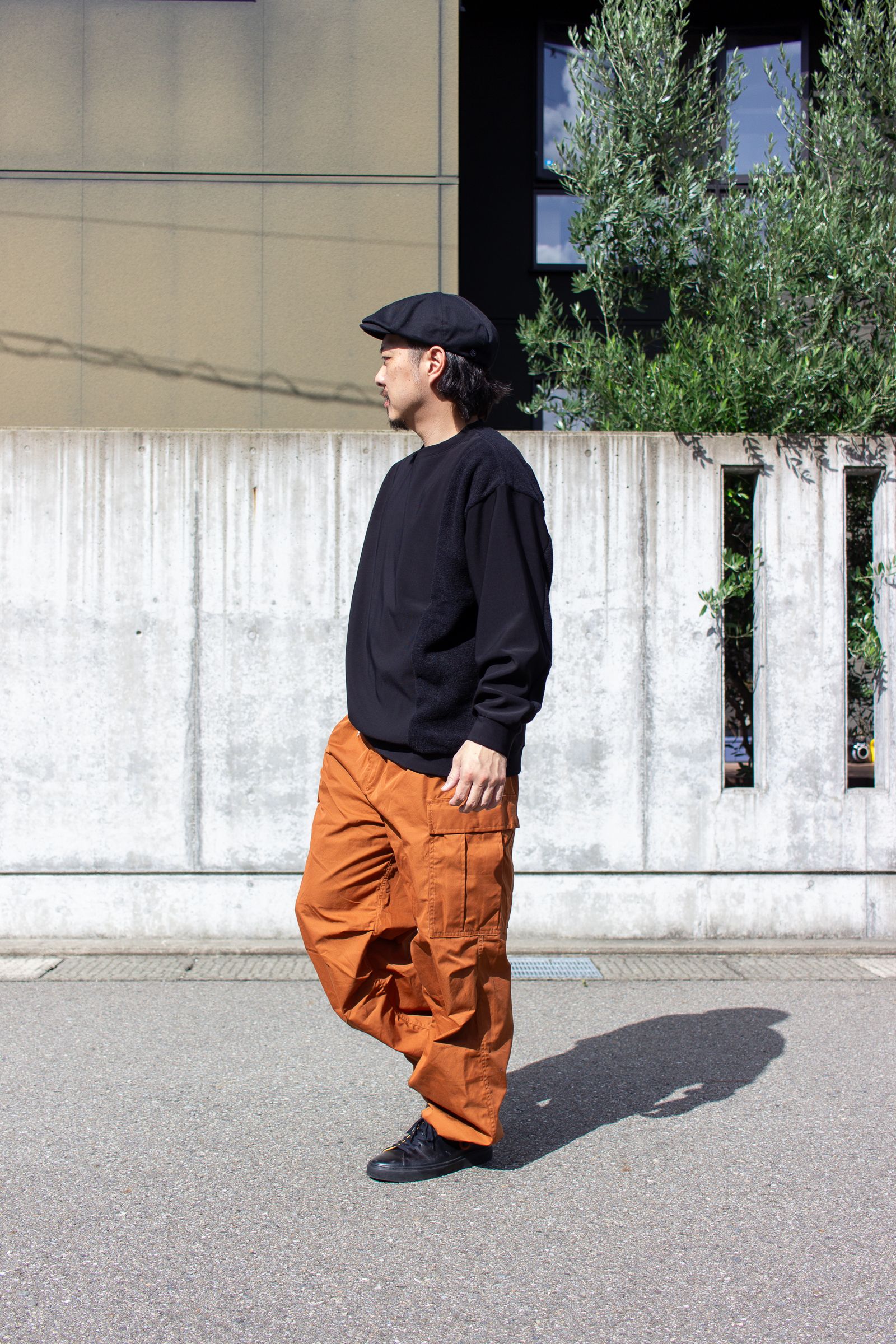 カーゴパンツ : CARGO TROUSER "BAOL" / カーゴトラウザー - ブラウンオレンジ