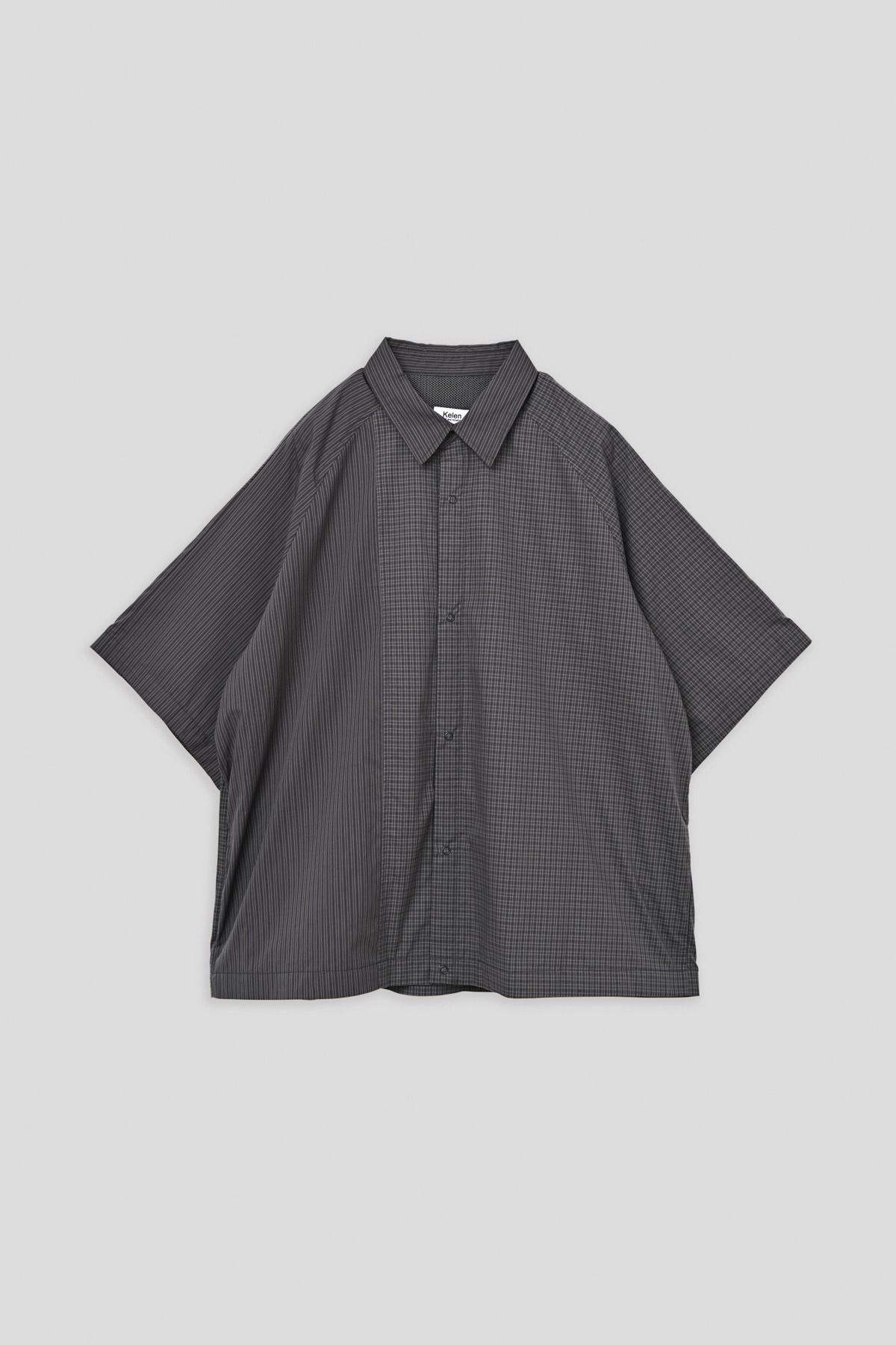 BURROUGHS / CRAZY SS SHIRT 半袖シャツ - CHARCOAL